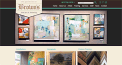 Desktop Screenshot of brownsfineart.com